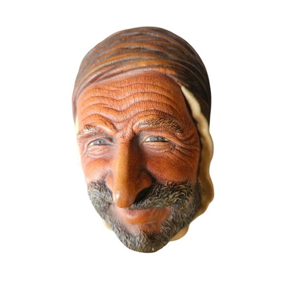 Persian Bossons Chalkware Head - Picture 4 of 9